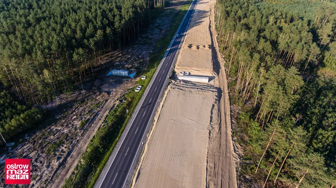 Trwa budowa drogi S-8 (zdjęcia, wideo)