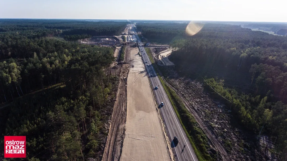 Trwa budowa drogi S-8 (zdjęcia, wideo)