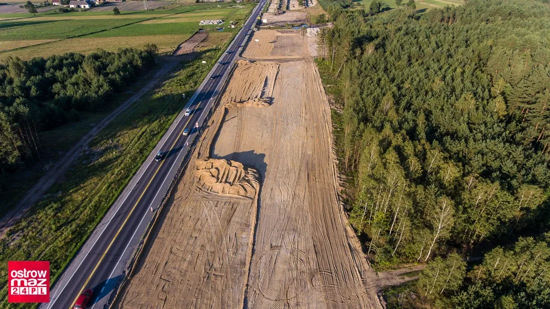 Trwa budowa drogi S-8 (zdjęcia, wideo)