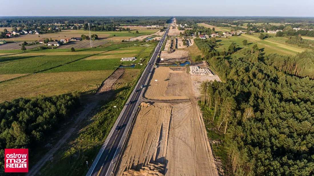 Trwa budowa drogi S-8 (zdjęcia, wideo)