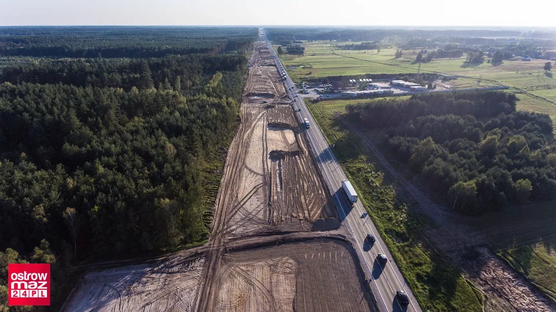 Trwa budowa drogi S-8 (zdjęcia, wideo)