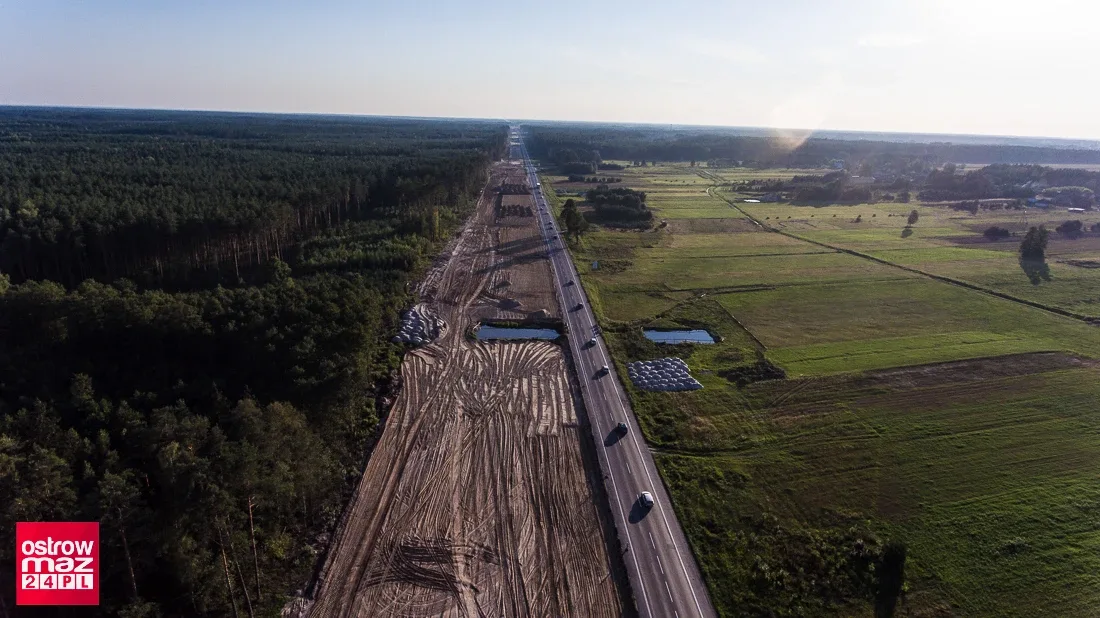Trwa budowa drogi S-8 (zdjęcia, wideo)