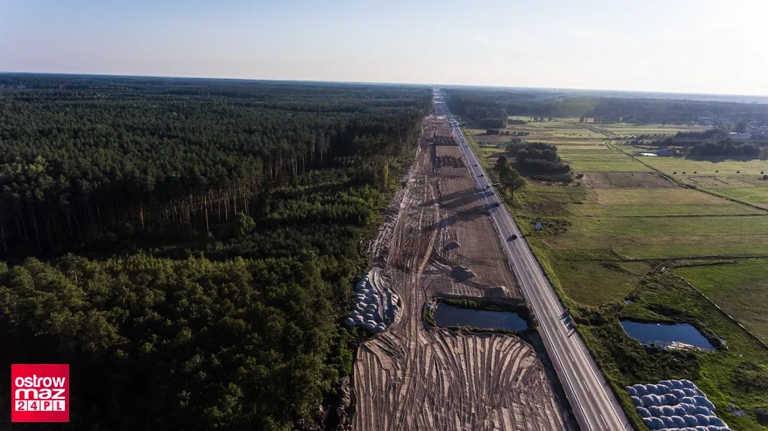 Trwa budowa drogi S-8 (zdjęcia, wideo)