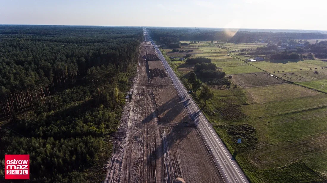 Trwa budowa drogi S-8 (zdjęcia, wideo)