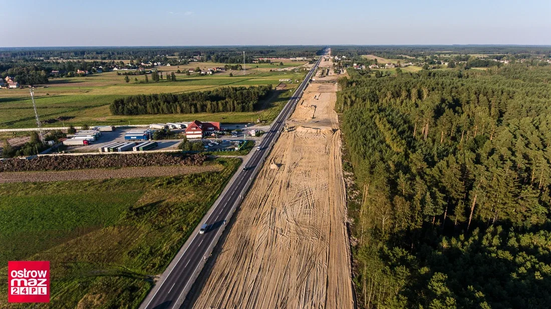 Trwa budowa drogi S-8 (zdjęcia, wideo)