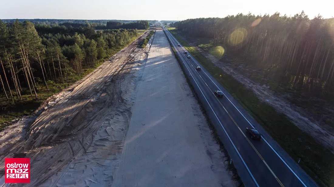 Trwa budowa drogi S-8 (zdjęcia, wideo)