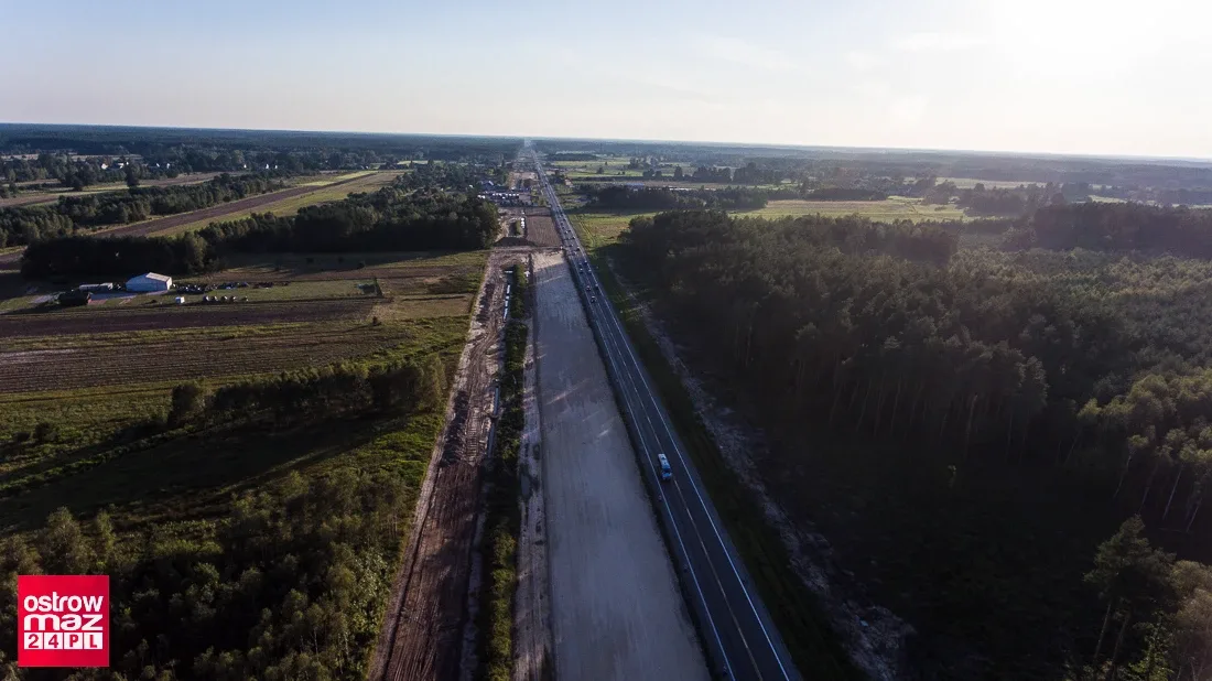 Trwa budowa drogi S-8 (zdjęcia, wideo)