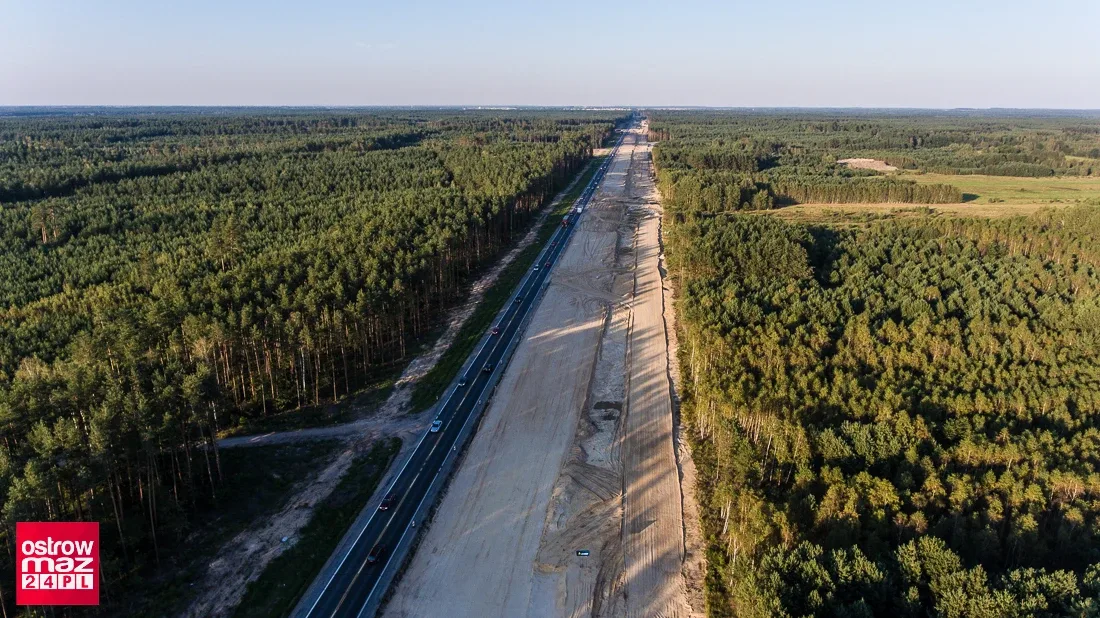 Trwa budowa drogi S-8 (zdjęcia, wideo)