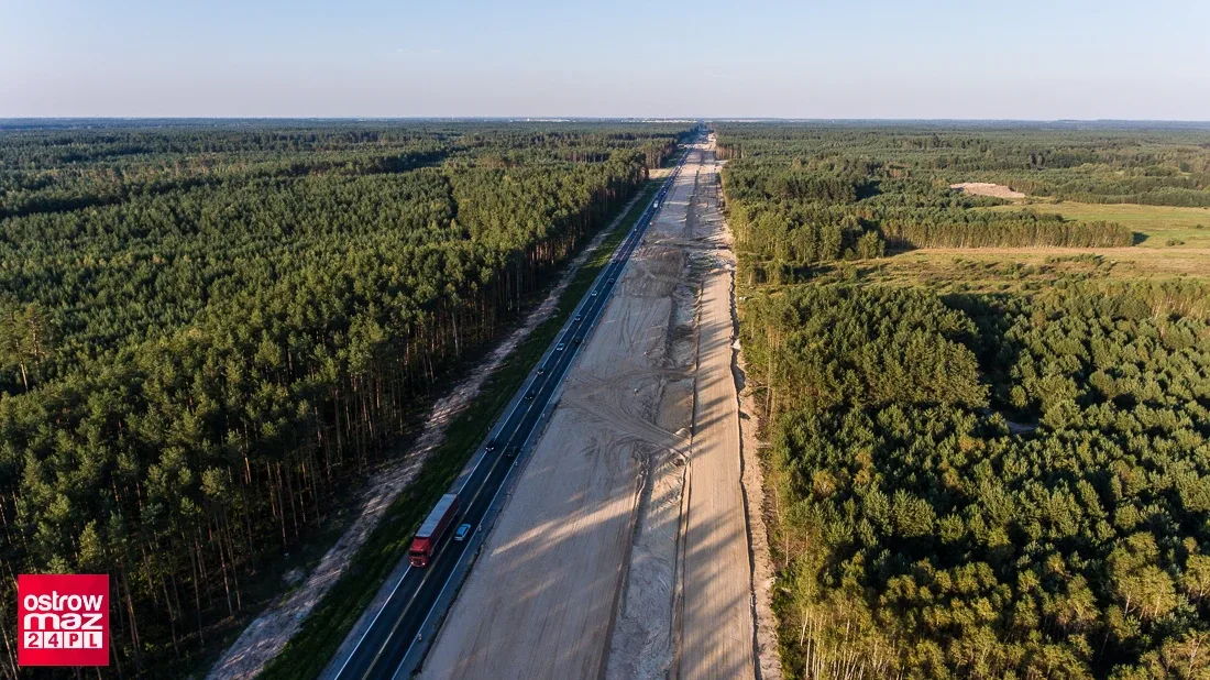 Trwa budowa drogi S-8 (zdjęcia, wideo)