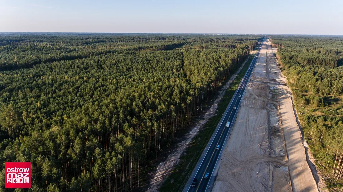 Trwa budowa drogi S-8 (zdjęcia, wideo)