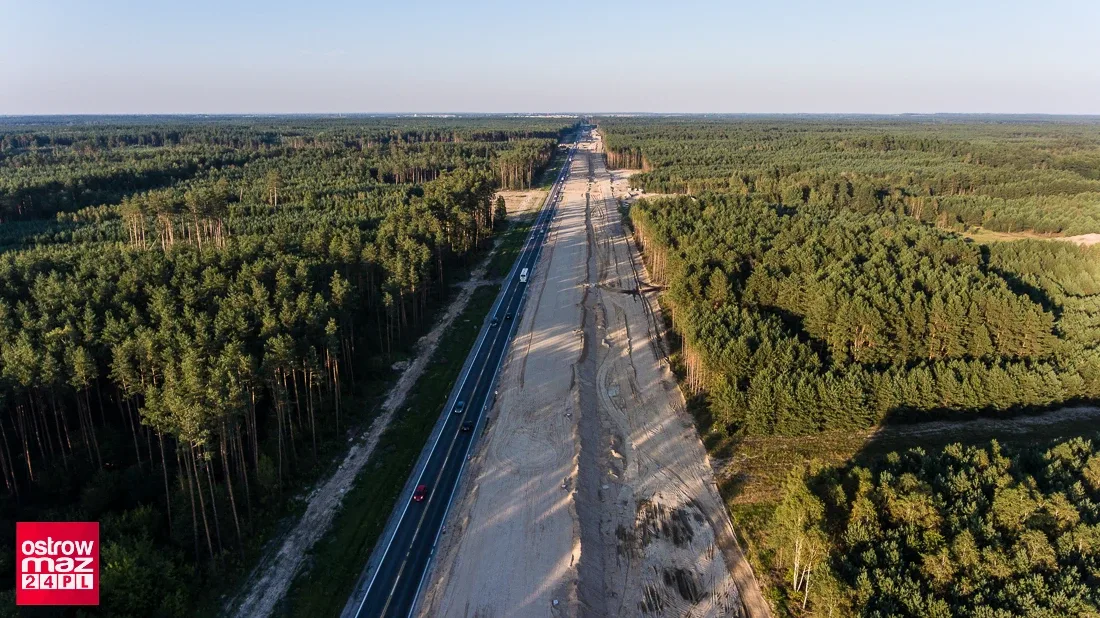 Trwa budowa drogi S-8 (zdjęcia, wideo)