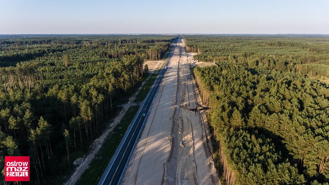 Trwa budowa drogi S-8 (zdjęcia, wideo)