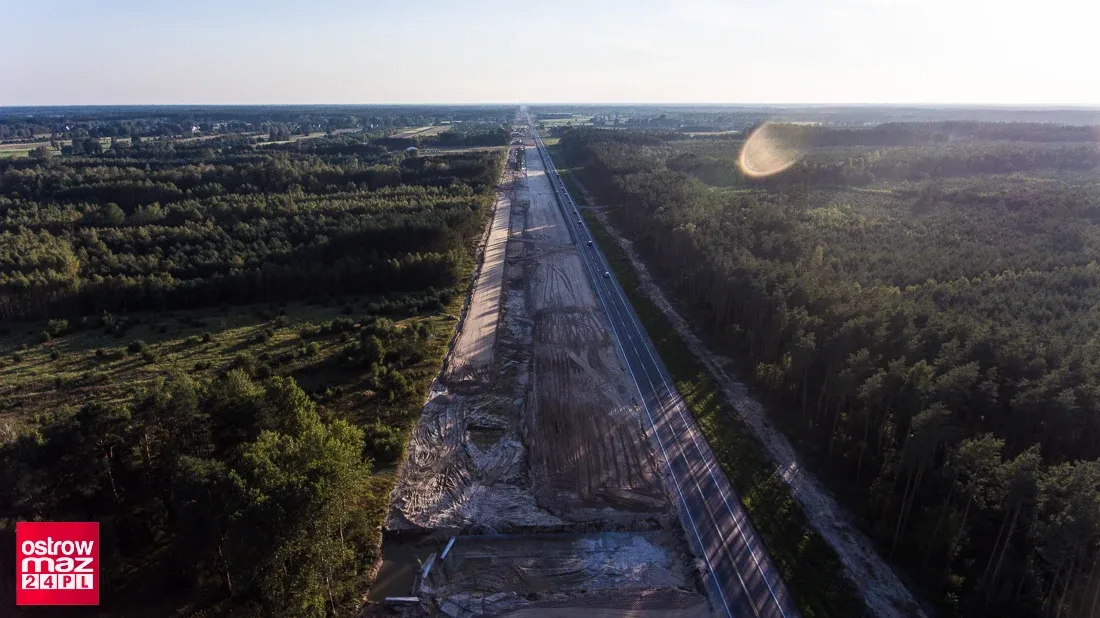 Trwa budowa drogi S-8 (zdjęcia, wideo)