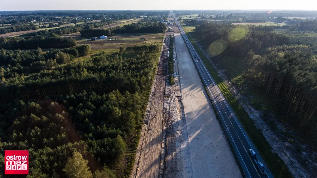 Trwa budowa drogi S-8 (zdjęcia, wideo)