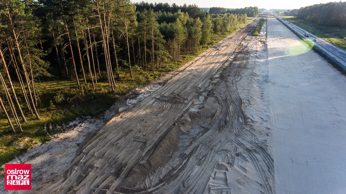 Trwa budowa drogi S-8 (zdjęcia, wideo)