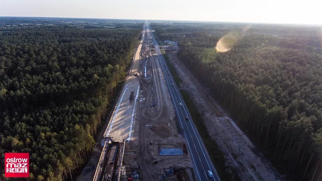 Trwa budowa drogi S-8 (zdjęcia, wideo)