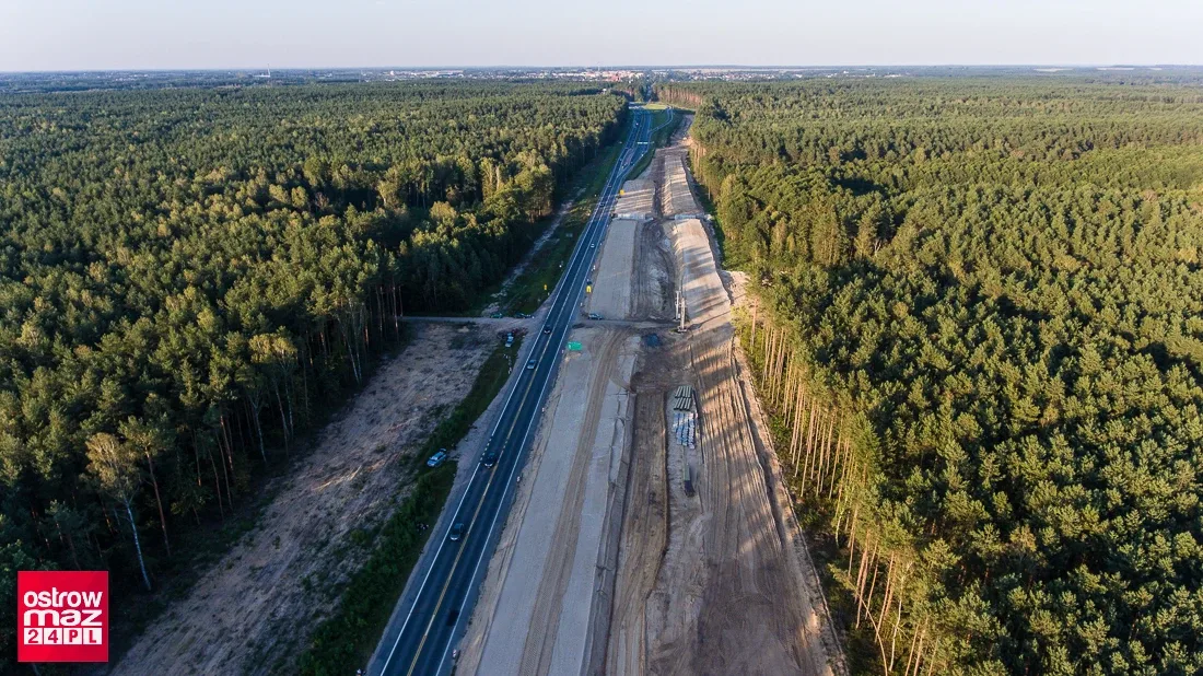 Trwa budowa drogi S-8 (zdjęcia, wideo)