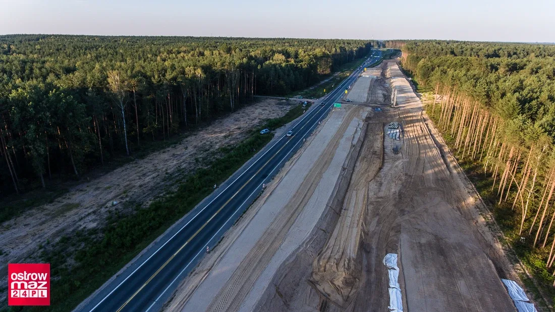 Trwa budowa drogi S-8 (zdjęcia, wideo)