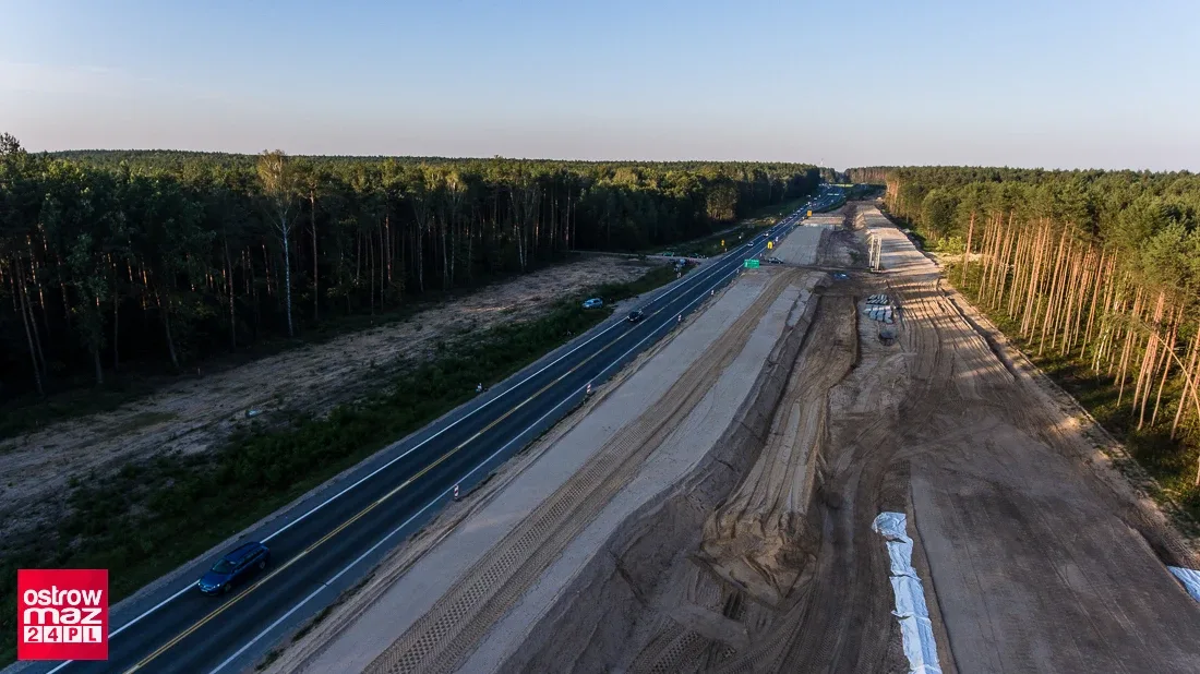 Trwa budowa drogi S-8 (zdjęcia, wideo)