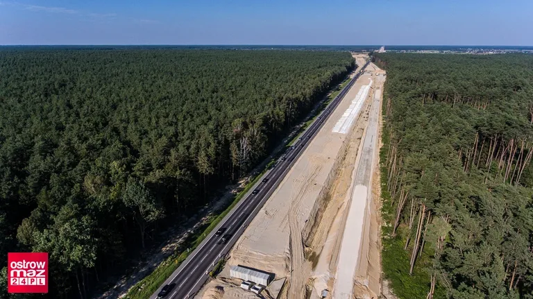 Trwa budowa drogi S-8 (zdjęcia, wideo)
