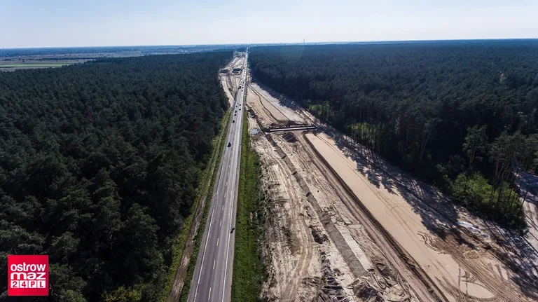 Trwa budowa drogi S-8 (zdjęcia, wideo)