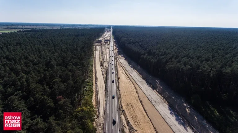 Trwa budowa drogi S-8 (zdjęcia, wideo)