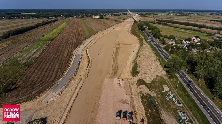 Trwa budowa drogi S-8 (zdjęcia, wideo)