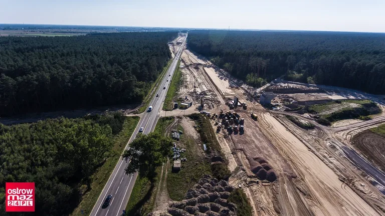 Trwa budowa drogi S-8 (zdjęcia, wideo)