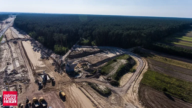 Trwa budowa drogi S-8 (zdjęcia, wideo)