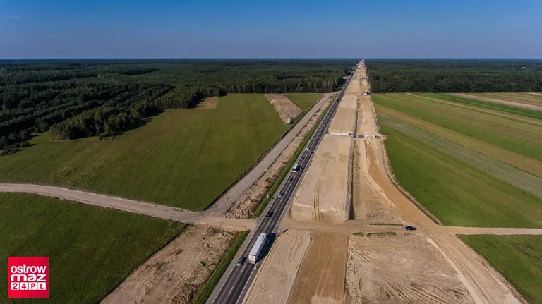Trwa budowa drogi S-8 (zdjęcia, wideo)