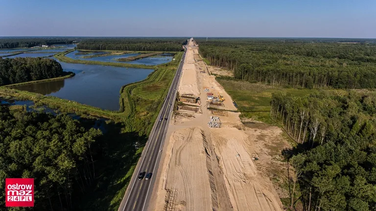 Trwa budowa drogi S-8 (zdjęcia, wideo)