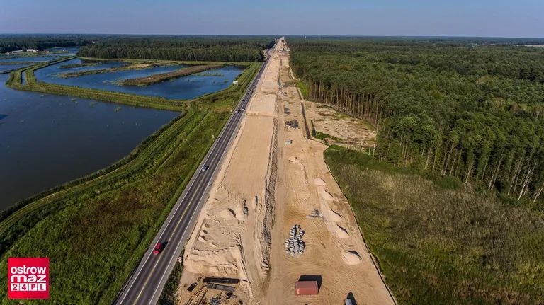 Trwa budowa drogi S-8 (zdjęcia, wideo)