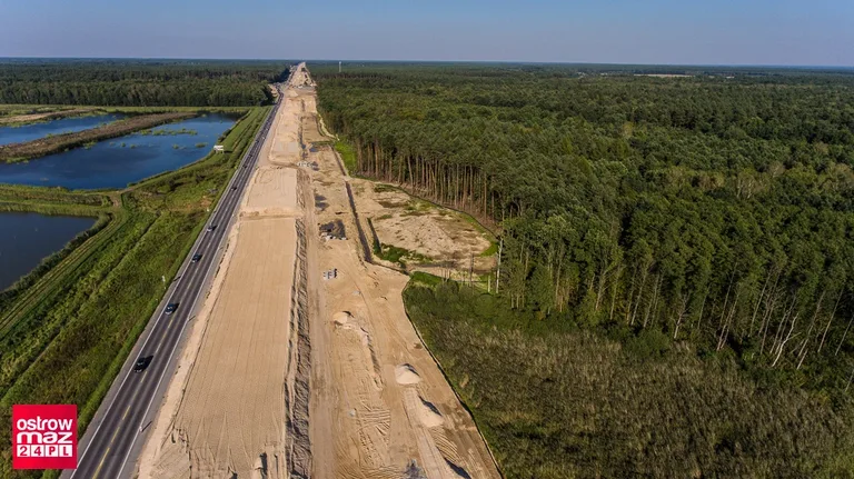 Trwa budowa drogi S-8 (zdjęcia, wideo)