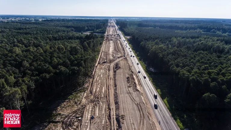 Trwa budowa drogi S-8 (zdjęcia, wideo)