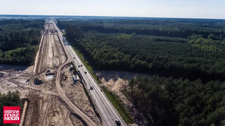 Trwa budowa drogi S-8 (zdjęcia, wideo)