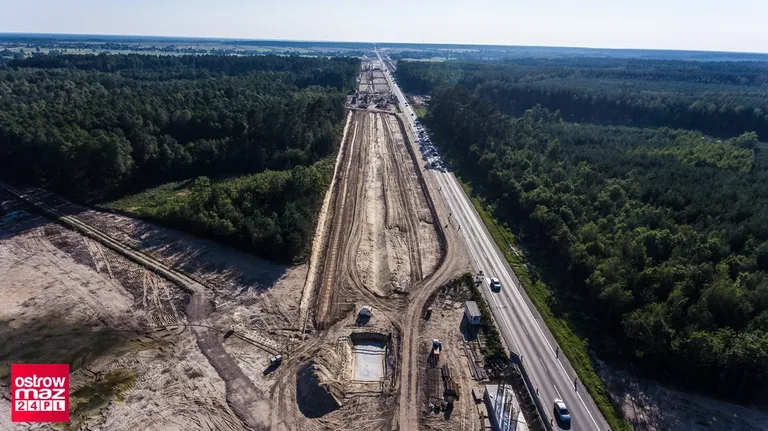 Trwa budowa drogi S-8 (zdjęcia, wideo)