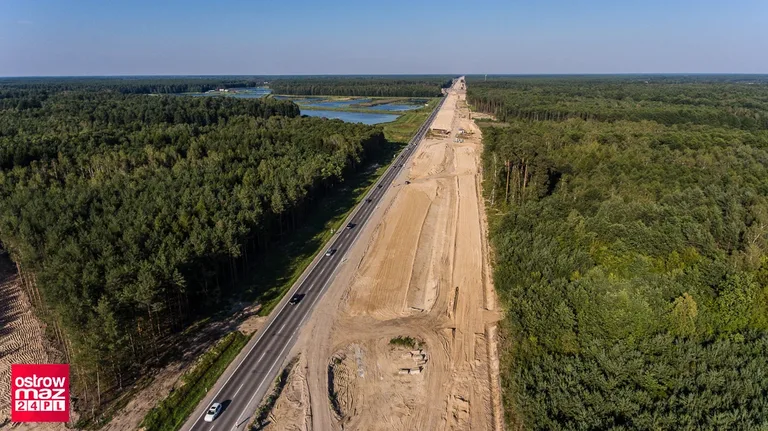 Trwa budowa drogi S-8 (zdjęcia, wideo)