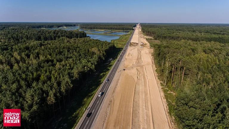 Trwa budowa drogi S-8 (zdjęcia, wideo)