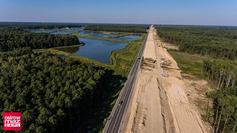 Trwa budowa drogi S-8 (zdjęcia, wideo)