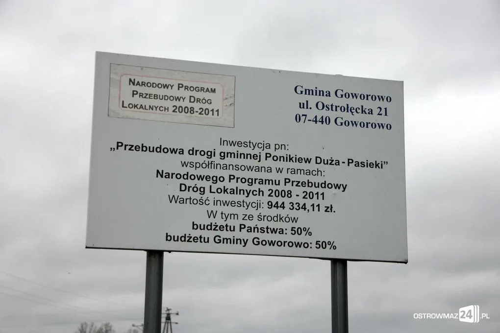 Kolejna droga do Warszawy coraz bliżej. Trwa budowa obwodnicy Pasiek (zdjęcia)