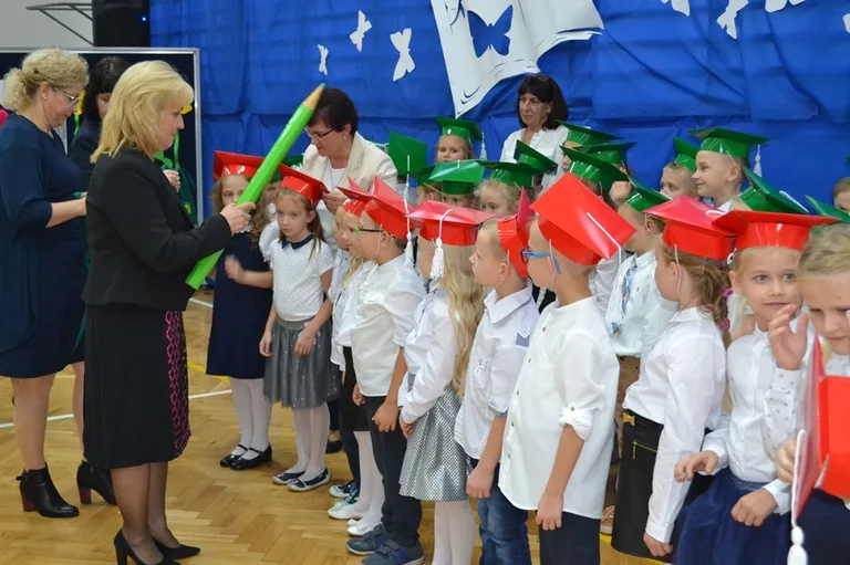 Ślubowanie pierwszoklasistów w "Trójce" (zdjęcia)