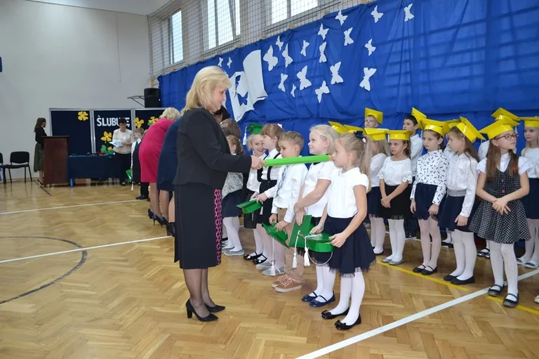 Ślubowanie pierwszoklasistów w "Trójce" (zdjęcia)