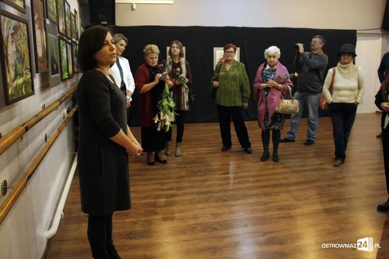 Wystawa obrazów studentów UTW (zdjęcia)