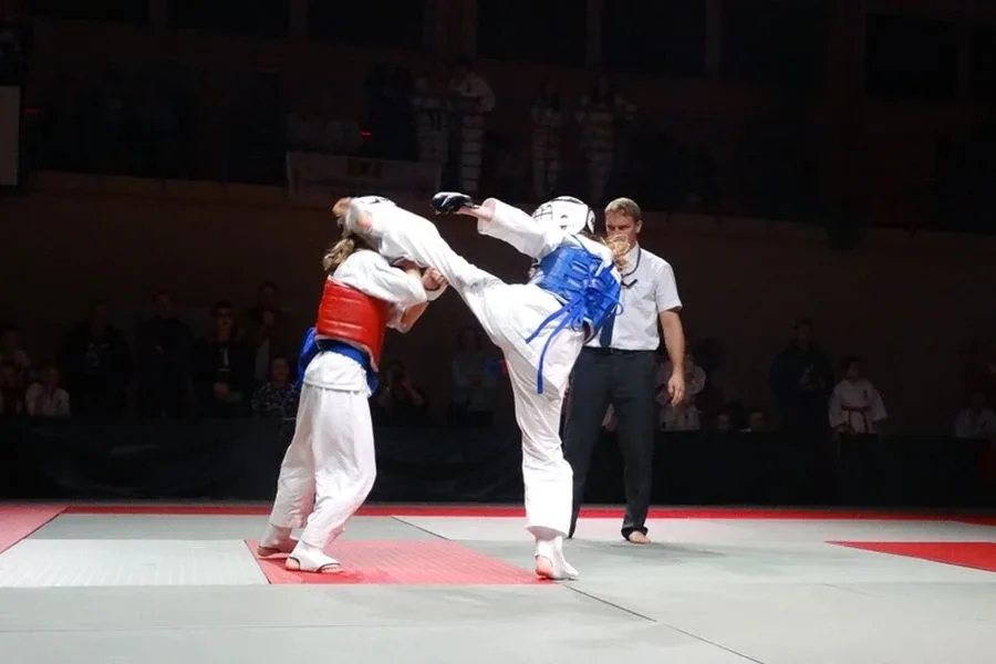 Widowiskowe starcia karate w Broku (zdjęcia)