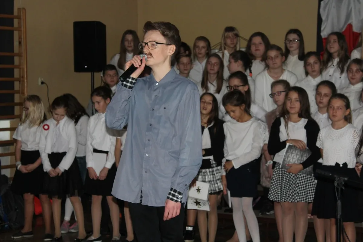 Uroczystości niepodległościowe w "jedynce" (zdjęcia)