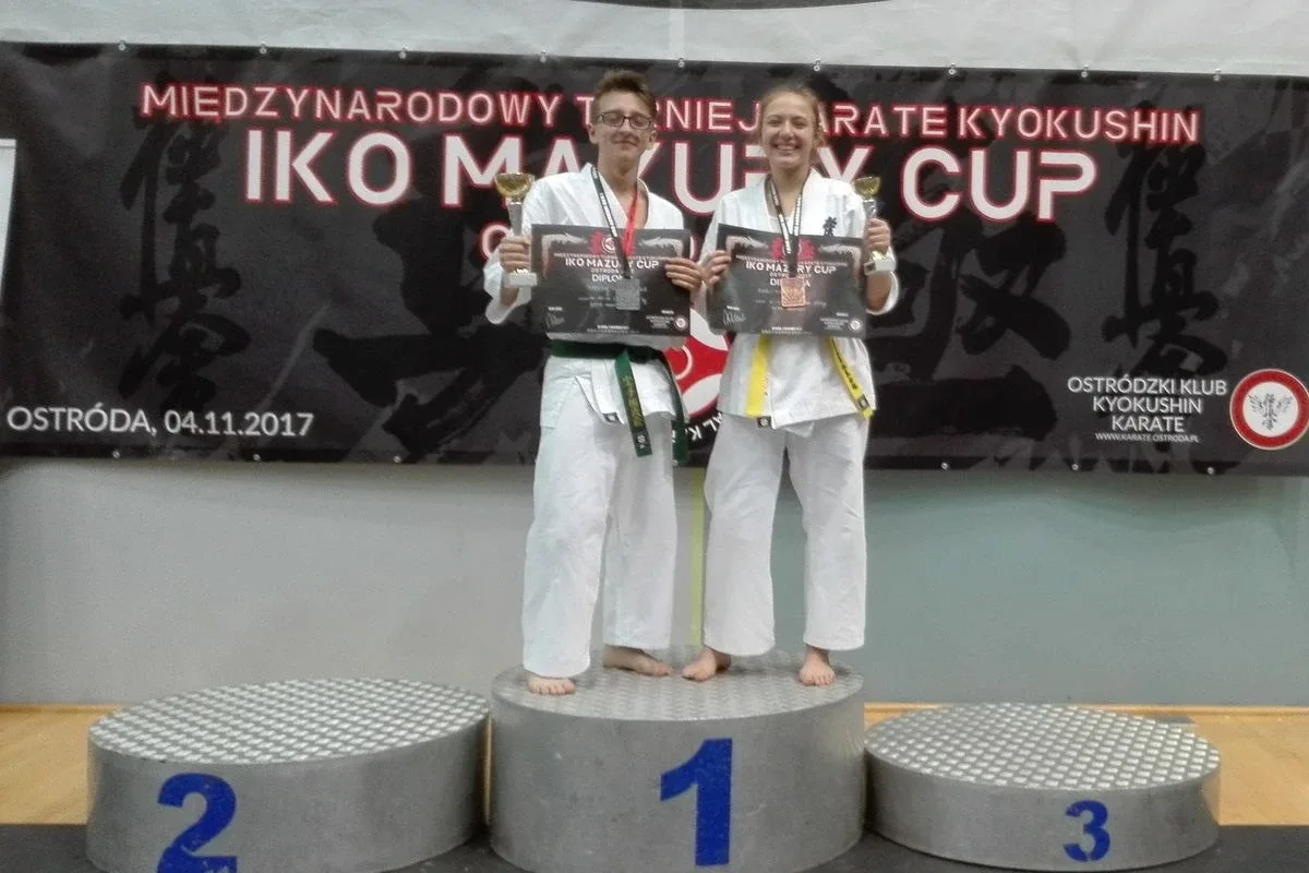 Dwa medale brokowskich karateków w IKO Mazury Cup (zdjęcia)