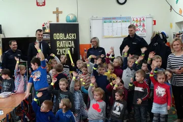 Policjanci z wizytą u nurskich przedszkolaków (zdjęcia)