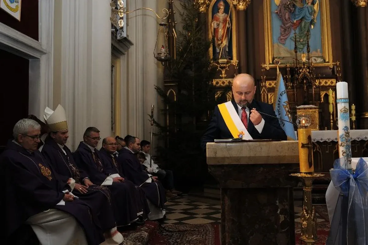 Wyświęcono sztandar Zakonu Rycerzy Kolumba (zdjęcia)
