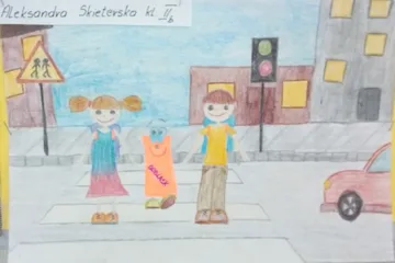 Spotkanie dzieci z SP nr 1 ze strażakami i policjantami (zdjęcie)
