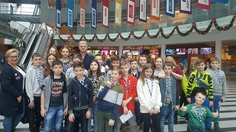 Uczniowie z SP nr 2 w TVP (zdjęcia)